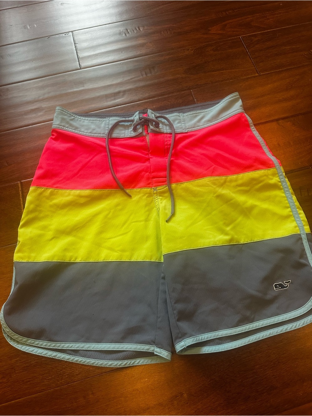 Vineyard Vines Men’s Colorblock Board Shorts in Neon Colors
